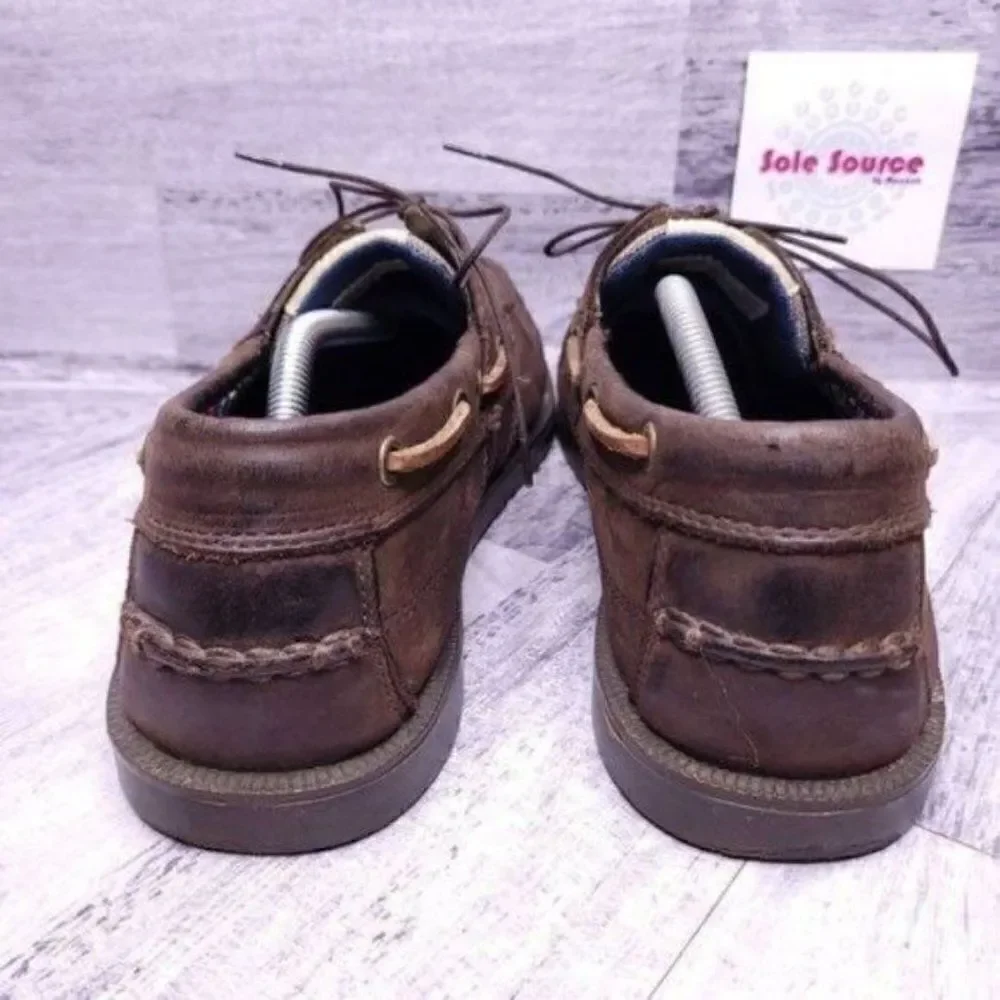 Timberland Earthkeepers Anti-Fatigue Leather Boat Shoe Loafer Brown Men's sz 11